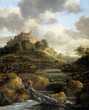 城の風景 ヤコブ・アイサクゾーン・ファン・ロイスダール Oil Paintings